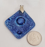 Blue Bubble Glass Pendant