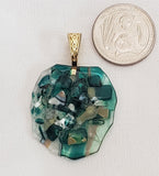 Handblown Nature Color Glass pendant