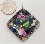 Multicolor Dichroic Glass Pendant