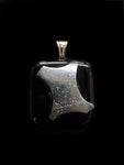 Silver Dichroic Glass Pendant