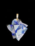 Handblown Shatter Style Glass Pendant